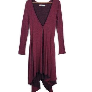 Free People Beach Maroon Duster